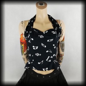 Bluzka Pin Up S/M Vivien of Holloway nutki