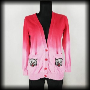 Sweterek Rat Baby XL Koty, pentagramy i róż