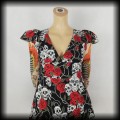 Sukienka Black Roses M czaszki i róże3.jpg