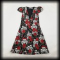 Sukienka Black Roses M czaszki i róże6.jpg