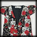 Sukienka Black Roses M czaszki i róże7.jpg