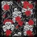 Sukienka Black Roses M czaszki i róże9.jpg