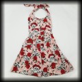 Sukienka Pin Up Punk czaszki i róże M Black Roses różowa6.jpg