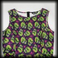 Sukienka Pin Up Psychobilly Lady Vintage XXL3XL zombie czaszki7.jpg