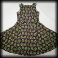 Sukienka Pin Up Psychobilly Lady Vintage XXL3XL zombie czaszki91.jpg