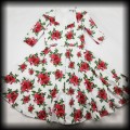 Sukienka Pin Up Hell Bunny XL biała w kwiaty6.jpg
