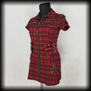 Sukienka mini Hell Bunny L Kratka Punk Gothic Cyber
