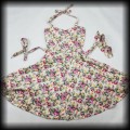 Sukienka Dolly &amp; Dotty L kremowa w kwaty Pin Up Retro6.jpg