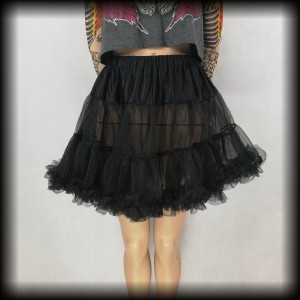 Halka tiulowa mini czarna XS/L Vixxsin
