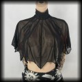 Ponczo Necessary Evil XS-M nietoperz gothic punk.jpg