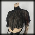 Ponczo Necessary Evil XS-M nietoperz gothic punk2.jpg