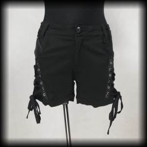 Spodenki Vixxsin M Punk Gothic gorsetowe