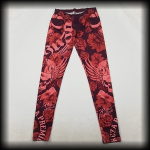 Legginsy Yakuza M/L czaszki