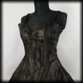 Sukienka Golden Steampunk XLXXL goth złota drapowana4.jpg