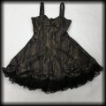 Sukienka Golden Steampunk XLXXL goth złota drapowana6.jpg