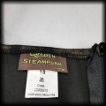 Sukienka Golden Steampunk XLXXL goth złota drapowana9.jpg