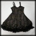 Sukienka Golden Steampunk XLXXL goth złota drapowana91.jpg