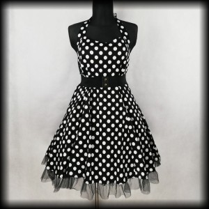 Sukienka Pin Up XXL/3XL groszki