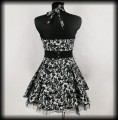 Sukienka Pin Up Punk Hearts &amp; Roses M mini mroczne róże5.jpg