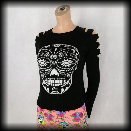 Sweter Jawbreaker S czaszka goth punk.jpg