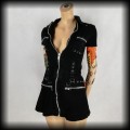 Sukienka mini Living Dead Souls XS Punk Gothic Cyber2.jpg