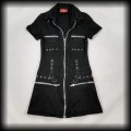Sukienka mini Living Dead Souls XS Punk Gothic Cyber4.jpg
