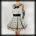 Sukienka Pin Up Hell Bunny L marynarska kremowo granatowa2.jpg