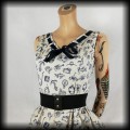 Sukienka Pin Up Hell Bunny L marynarska kremowo granatowa4.jpg