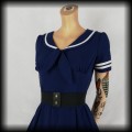 Sukienka Pin Up Hell Bunny Vixen ML marynarska4.jpg