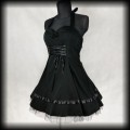 Sukienka Goth Hearts &amp; Roses XXL gorsetowa2.jpg