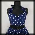 Sukienka Pin Up Hell Bunny 3XL granatowa w groszki3.jpg