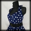 Sukienka Pin Up Hell Bunny 3XL granatowa w groszki4.jpg