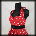 Sukienka Pin Up Hell Bunny XL czerwona w groszki4.jpg