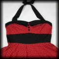 Sukienka Pin Up Hell Bunny XXL czerwona w czarne groszki7.jpg
