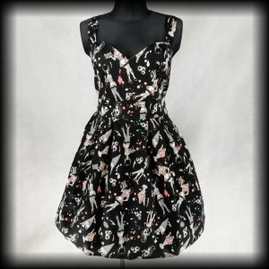 Sukienka Hell bunny 3XL Pin Up zombie Psychobilly 