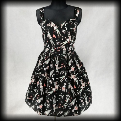 Sukienka Hell bunny 3XL Pin Up zombie Psychobilly.jpg