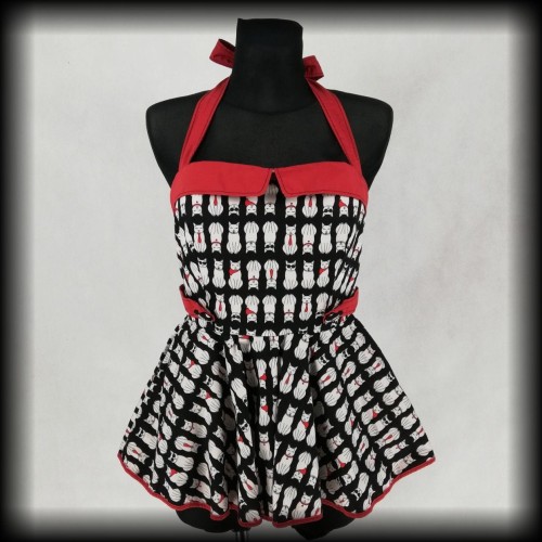 Bluzka Pin Up z baskinką M KOTY.jpg