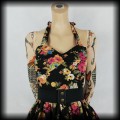 Sukienka Pin Up Lindy Bop XSS czarna w kwiaty3.jpg