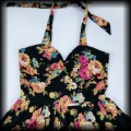 Sukienka Pin Up Lindy Bop XSS czarna w kwiaty8.jpg