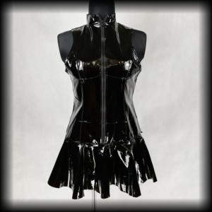 Sukienka Goth Cyber Fetish L/XL latex