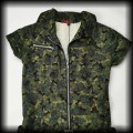 Sukienka mini Hell Bunny S Punk Cyber militarna7.jpg