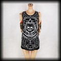 Sukienka mini Jawbreaker L occult czaszki NOWA.jpg