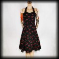 Sukienka Pin Up czaszko wisienki XSS Rock Rebel.jpg