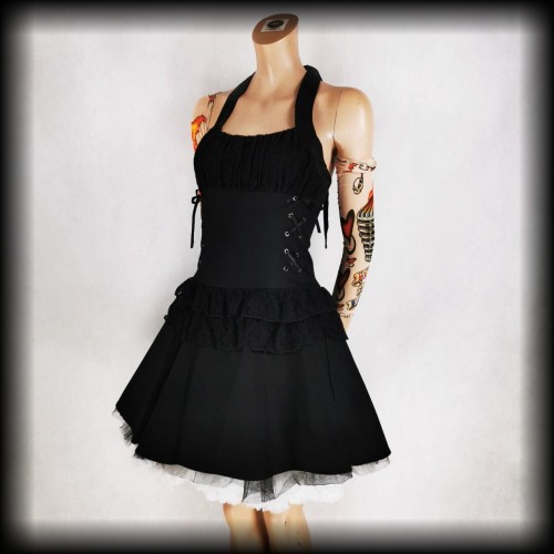 Sukienka Goth H&amp;R S gorsetowa2.jpg
