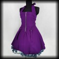 Sukienka Vixxsin M fioletowa Pin Up Punk Gothic gorset2.jpg