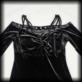 Sukienka Scarlett Darkness L Goth czarna aksamitna mini8.jpg