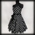 Sukienka Pin Up H&amp;R LXL czarna w groszki2.jpg