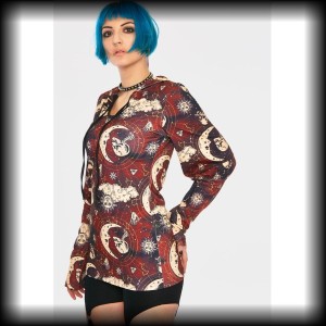 Bluza Jawbreaker XL księżyc i czaszki NOWA