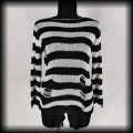 Sweter goth punk L sok z żuka destroy.jpg