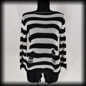 Sweter goth punk L sok z żuka destroy
